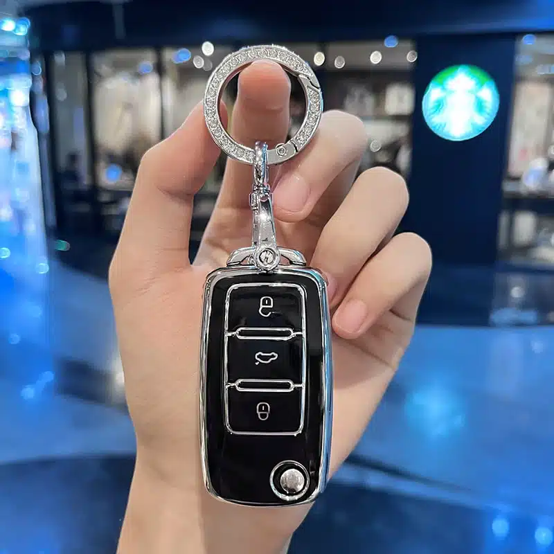 Premium VW Key Chain with Soft TPU Cover 3 VW Key chain