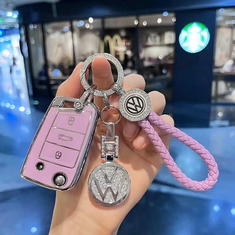 Premium VW Key Chain with Soft TPU Cover 4 VW Key chain