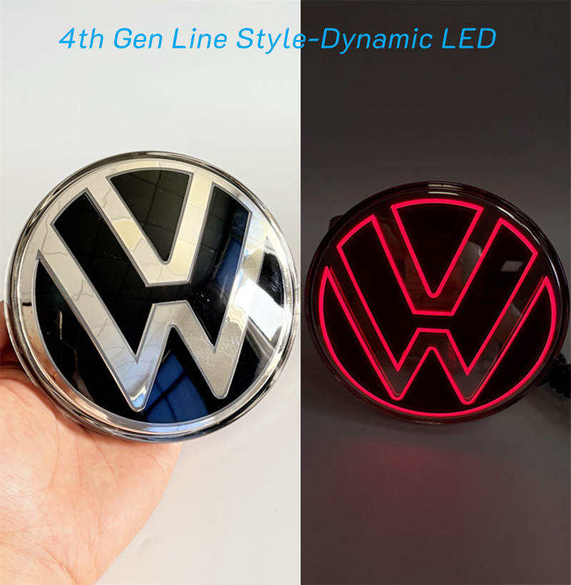 VW Atlas Tailgate LED Emblem Upgrade (2020-2024) 9 4th Gen Line-Style-Dynamic-LED-VW-Rear-Emblem