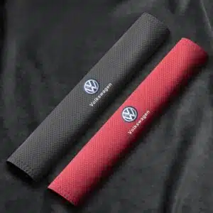 VW seat belt cover padded shoulder comfort with embroidered VW logo