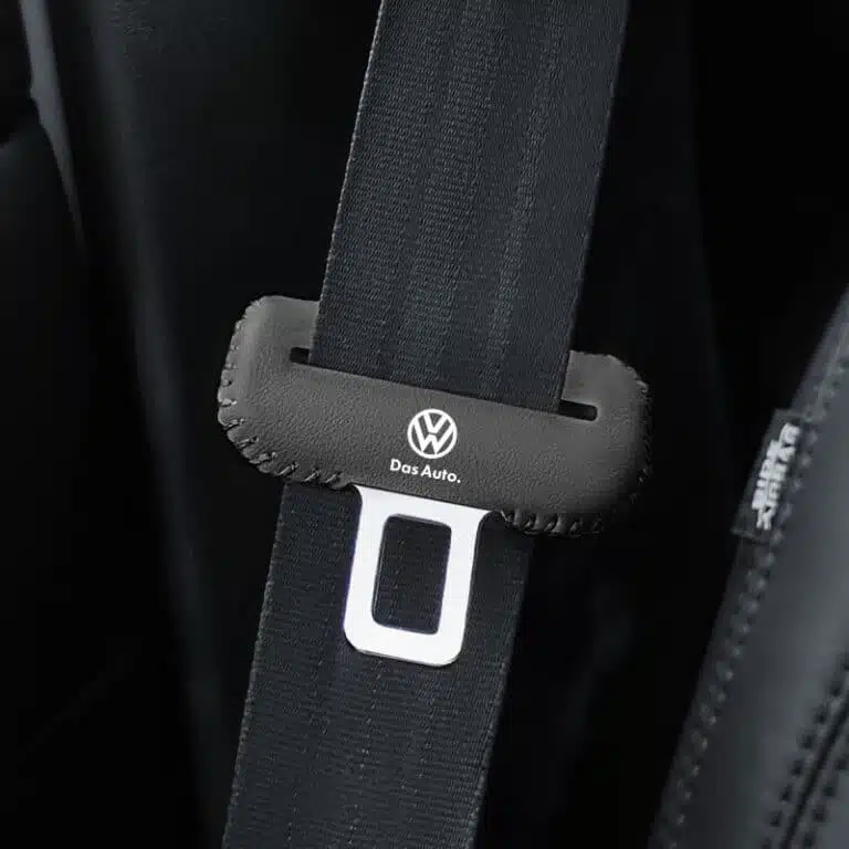 VW Seat Belt Buckle Cover 2 VW seat belt buckle cover in grey — OEM-style snap-on buckle protection
