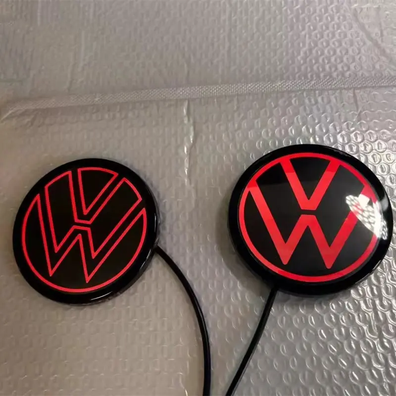VW Tiguan Rear LED Red Emblem (2012–2025) – Illuminated Badge Upgrade 3 Red VW LED Emblem