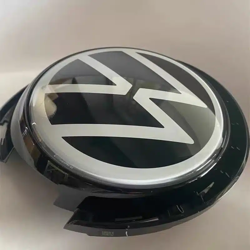 VW ID.7 Front LED Emblem (2023–Present) | Illuminated Front Badge Upgrade 6 VW ID 7 light up emblem -side view