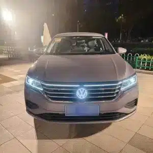 VW Passat LED Emblem installed on front grille