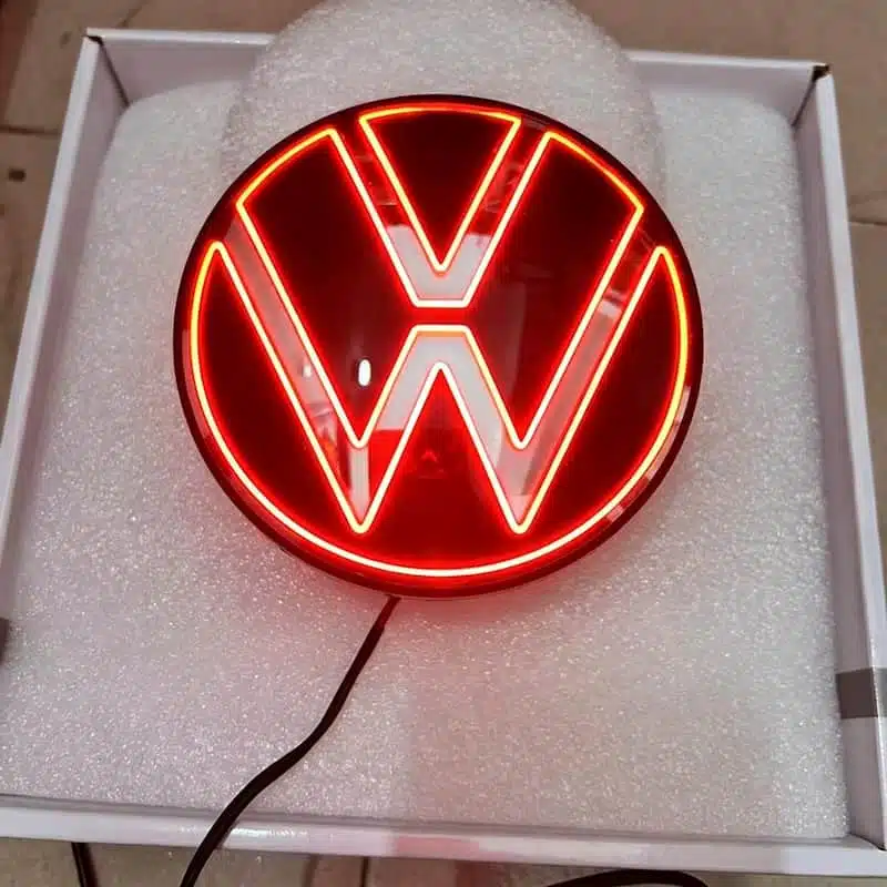 VW Taos Rear LED Red Emblem (2022–2024) – Illuminated Badge Upgrade 3 VW Taos Rear LED Red Emblem (2022–2024) – Illuminated Badge Upgrade - Image 3