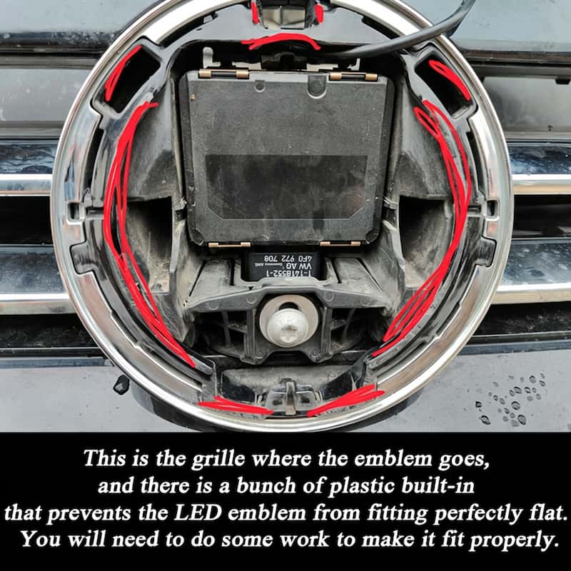 VW Arteon Light Up Emblem (2017–2020)-Need DIY 8 10