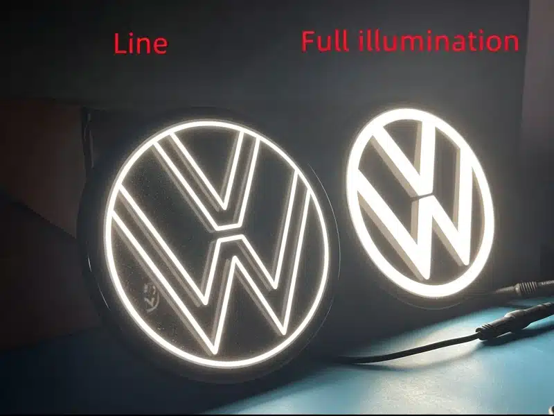 VW Jetta LED Emblem — Which Version Fits Your Year? (2015–2026 Guide) 5 Line Style and Full Illumination